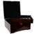 750 Chip Glossy Wooden Mahogany Poker Case