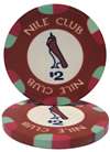 Nile Club Ceramic Poker Chips- $2