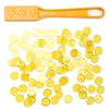 Yellow Magnetic Bingo Wand with 100 Metallic Bingo Chips