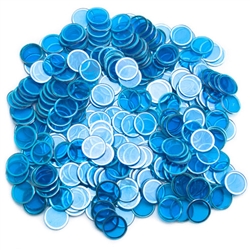 300 Blue Magnetic Bingo Chips