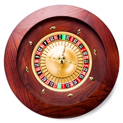 Deluxe Wooden Roulette Wheel - 18 inch