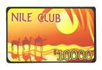 $10,000 Nile Club Ceramic Poker Plaque