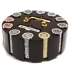 300 Ace Casino Poker Chip Set with Wooden Carousel