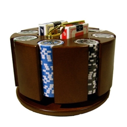 200 Ben Franklin Poker Chip Set with Carousel