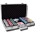 300 Ben Franklin Poker Chip Set with Aluminum Case