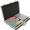 1,000 Black Diamond Poker Chip Set with Aluminum Case 