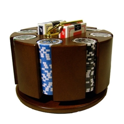 200 Black Diamond Poker Chip Set with Carousel