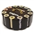 300 Black Diamond Poker Chip Set with Wooden Carousel