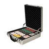 500 Coin Inlay Poker Chip Set with Claysmith Case