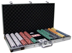 750 Coin Inlay Poker Chip Set with Aluminum Case