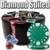 200 Diamond Suited Poker Chip Set with Carousel