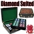500 Diamond Suited Poker Chip Set with Hi Gloss Case