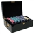 500 Eclipse Poker Chip Set with Black Mahogany Case