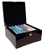 750 Eclipse Poker Chip Set with Mahogany Case