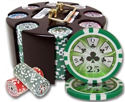 200 Hi Roller Poker Chip Set with Carousel