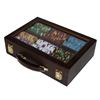 300 King's Casino Poker Chip Set with Walnut Case