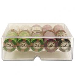 200 Milano Poker Chip Set with Acrylic Tray