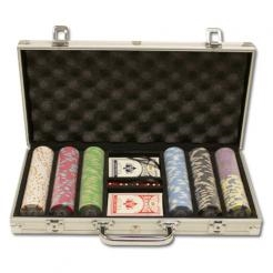 300 Milano Poker Chip Set with Aluminum Case