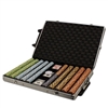 1,000 Monte Carlo Poker Chip Set with Rolling Case