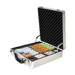 500 Monte Carlo Poker Chip Set with Claysmith Case