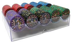 200 Nevada Jack Poker Chip Set with Acrylic Tray