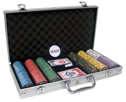 300 Chip Nevada Jack Poker Chip Set with Aluminum Case