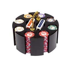200 Nile Club Poker Chip Set with Carousel