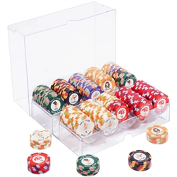 200 Nile Club Poker Chip Set with Acrylic Tray