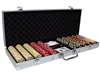 500 Nile Club Poker Chip Set with Aluminum Case