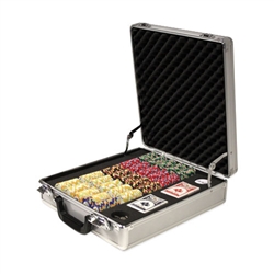 500 Nile Club Poker Chip Set with Claysmith Case