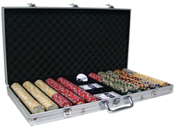 750 Nile Club Poker Chip Set with Aluminum Case