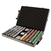 1,000 Tournament Pro Poker Chip Set with Rolling Case