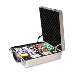500 Tournament Pro Poker Chip Set with Claysmith Case