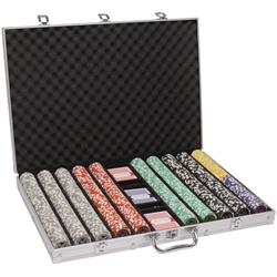 1,000 Ultimate Poker Chip Set with Aluminum Case