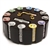 300 Yin Yang Poker Chip Set with Wooden Carousel