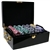 500 Yin Yang Poker Chip Set with Black Mahogany Case