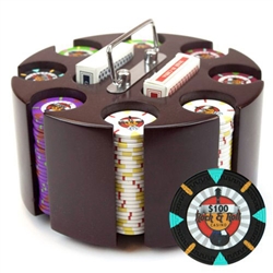 200 'Rock & Roll' Poker Chip Set with Carousel