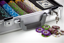 300 'Rock & Roll' Poker Chip Set with Claysmith Case