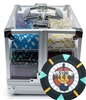 600 'Rock & Roll' Poker Chip Set with Acrylic Carrying Case