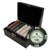 500 Bluff Canyon Poker Chip Set with Black Mahogany Case