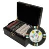 500 Desert Heat Poker Chip Set with Black Mahogany Case