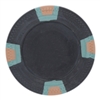 Double Trapezoid Poker Chips - Black