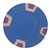 Double Trapezoid Poker Chips - Blue