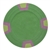 Double Trapezoid Poker Chips - Green