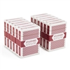 12 Red Decks of Wide Size, Jumbo Index Playing Cards