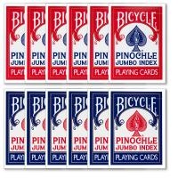 12 Decks of Bicycle Pinochle Jumbo