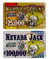 10 Nevada Jack Ceramic Poker Plaques