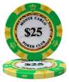 $25 Monte Carlo Poker Chips