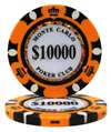$10,000 Monte Carlo Poker Chips - $10,000