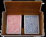 1546 Red/Blue Poker Jumbo Box Set